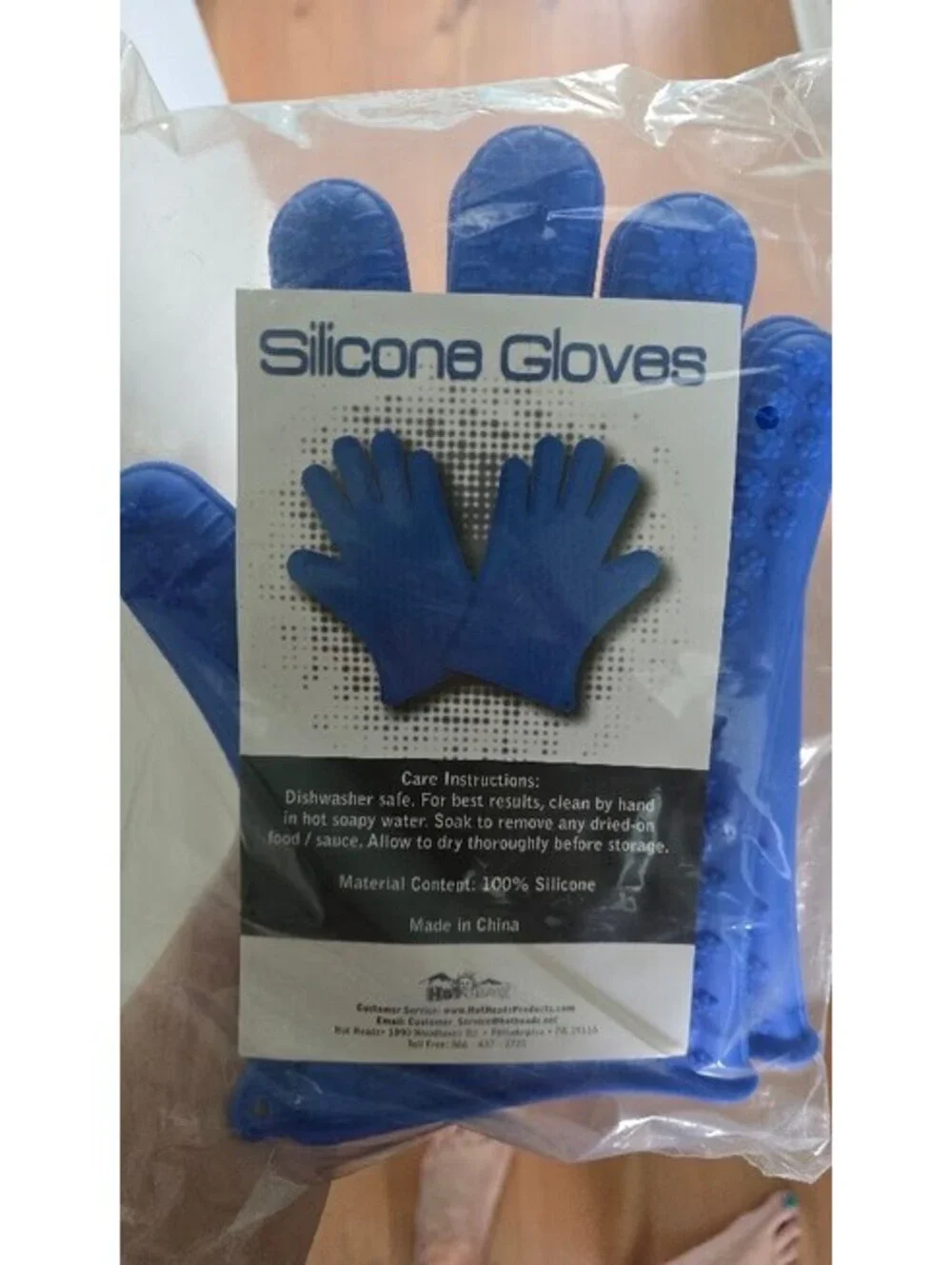Hot Headz Products 100% Silicone Cooking & Grilling Gloves